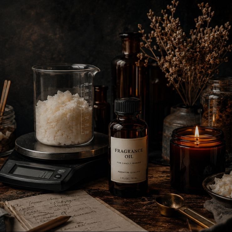 How to calculate fragrance load for candles